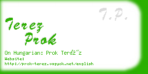 terez prok business card